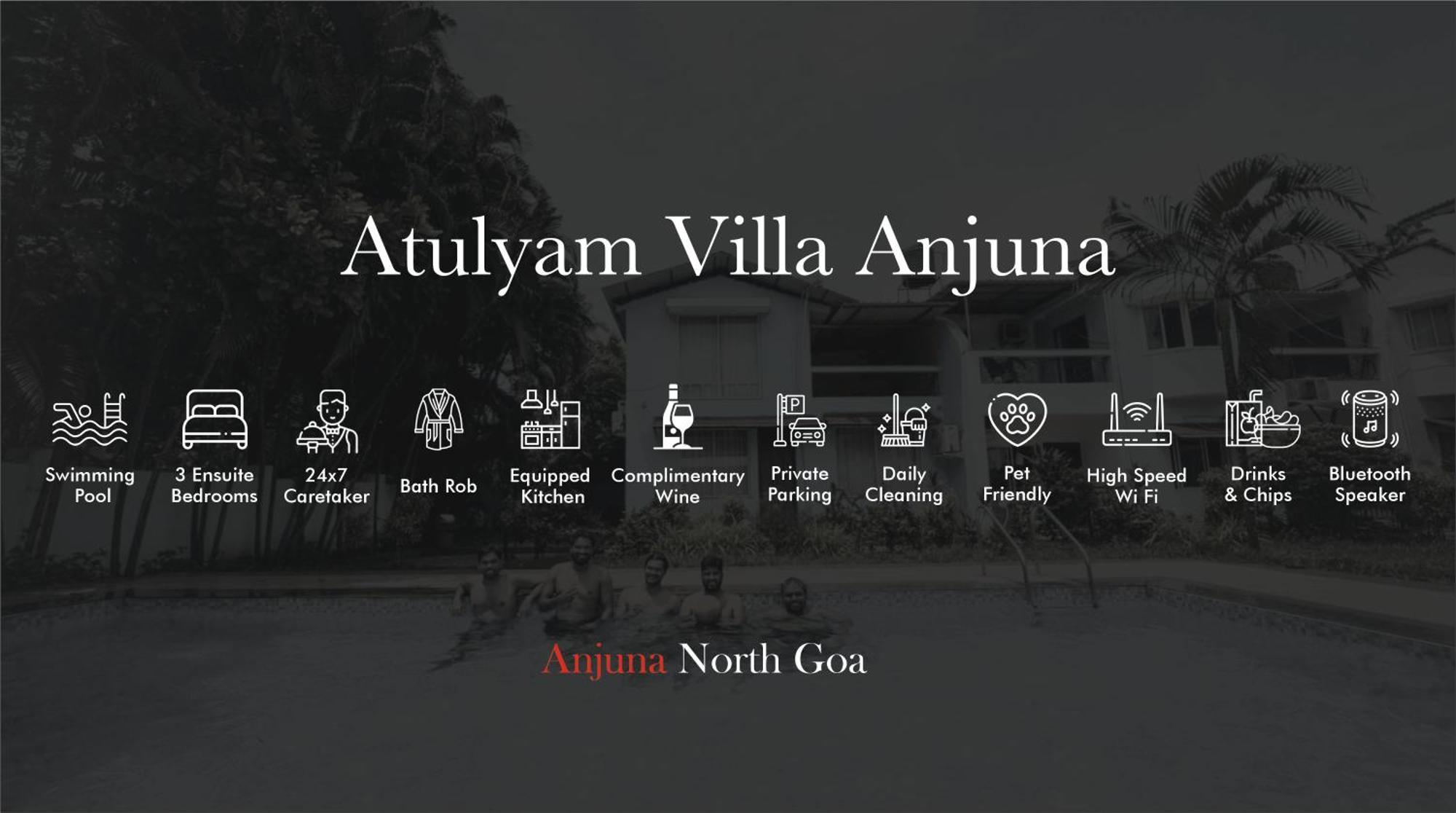 Atulyam Villa- Anjuna Buitenkant foto